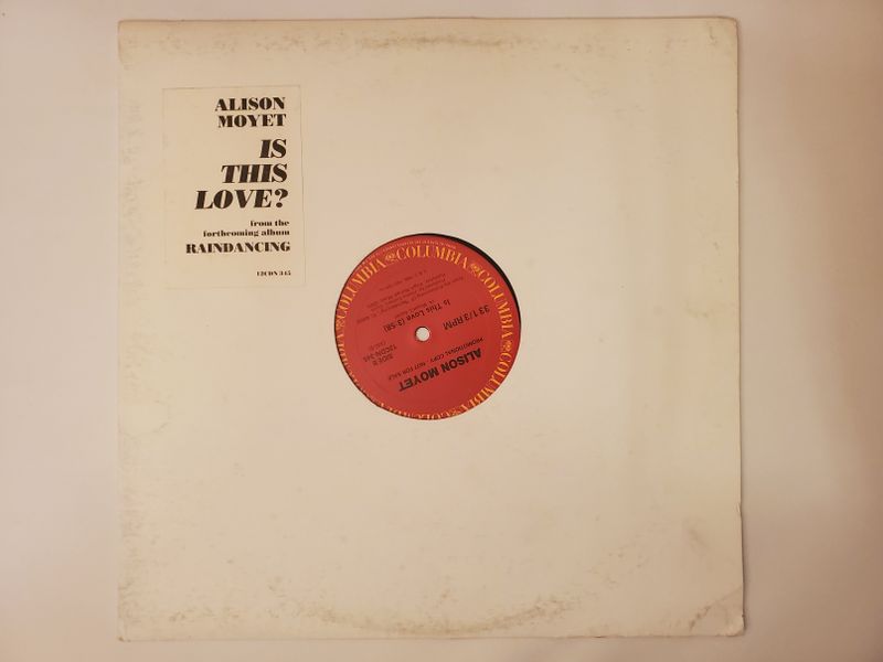 Alison Moyet Is This Love? vinyl record